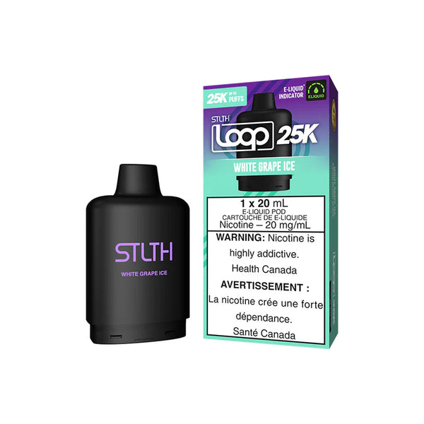 STLTH loop 2 25K Pod - White Grape Ice